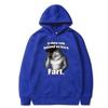 If They Talk Behind Yo Back Funny Meme Emo Men's Hoodies 2024 Autunm Harajuku Retro Oversized Fart Wolf Printed Men Hoody