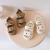 Baby Shoes for Boys, Summer Toddler Sandals, Soft-soled Simple Bear Design, Children's Shoes, Closed-toe Beach shoes1One2Years Old