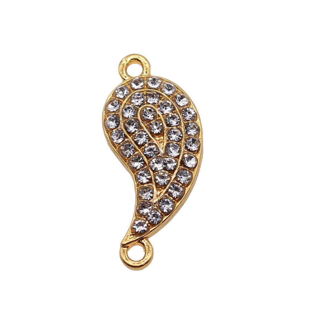 Berloques Pingentes Ondulados Gota de Água Espiral Materiais de Joalheria Infantil QC135