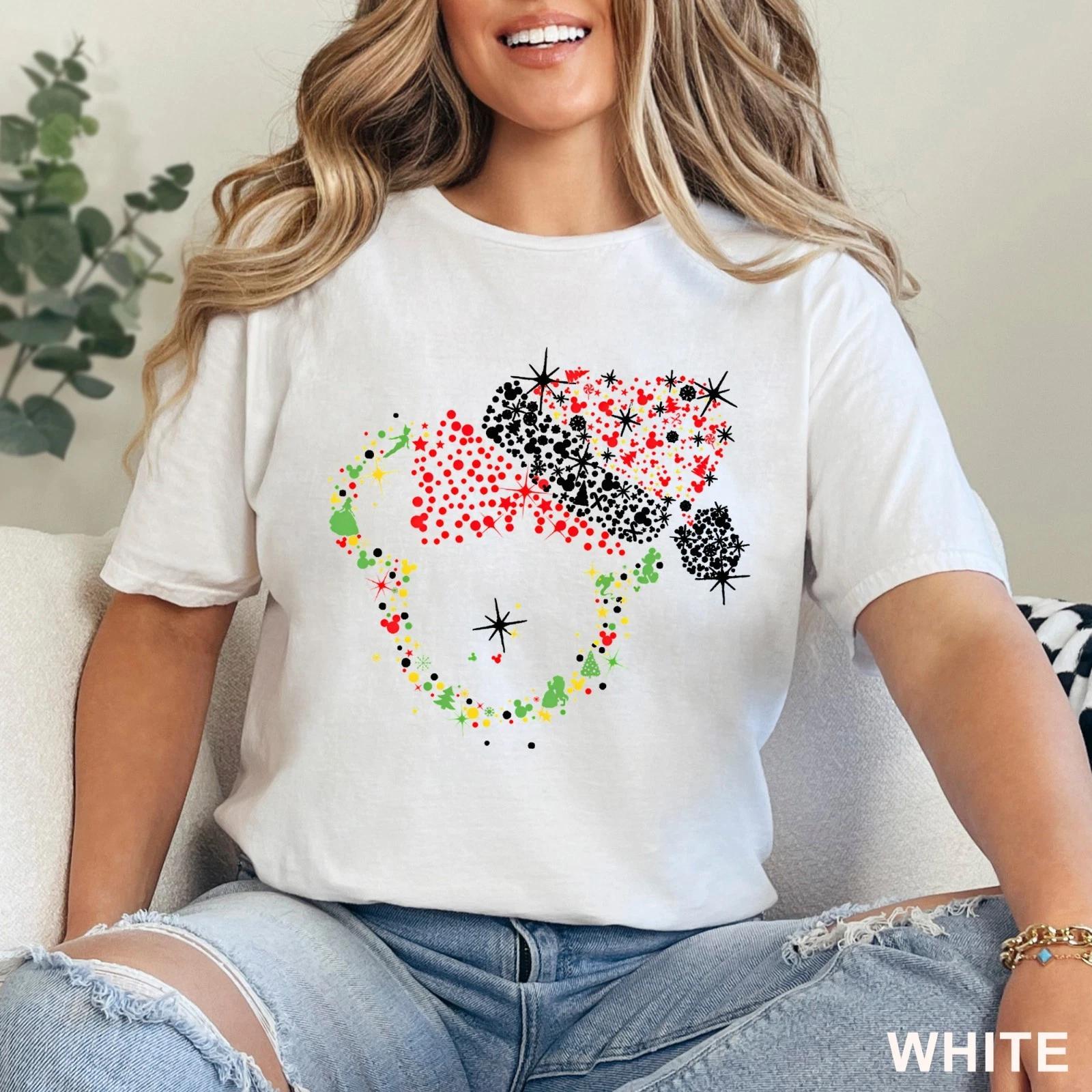 Mickey and Minnie Christmas Shirt, Christmas Family Shirt, Couple T-shirt, 20375 2XL