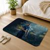 E-Endrick Football Soft Comfortable Short Plush Rug Carpet Mat Anti?Slip Floor Mat Machine Washable Home Decor