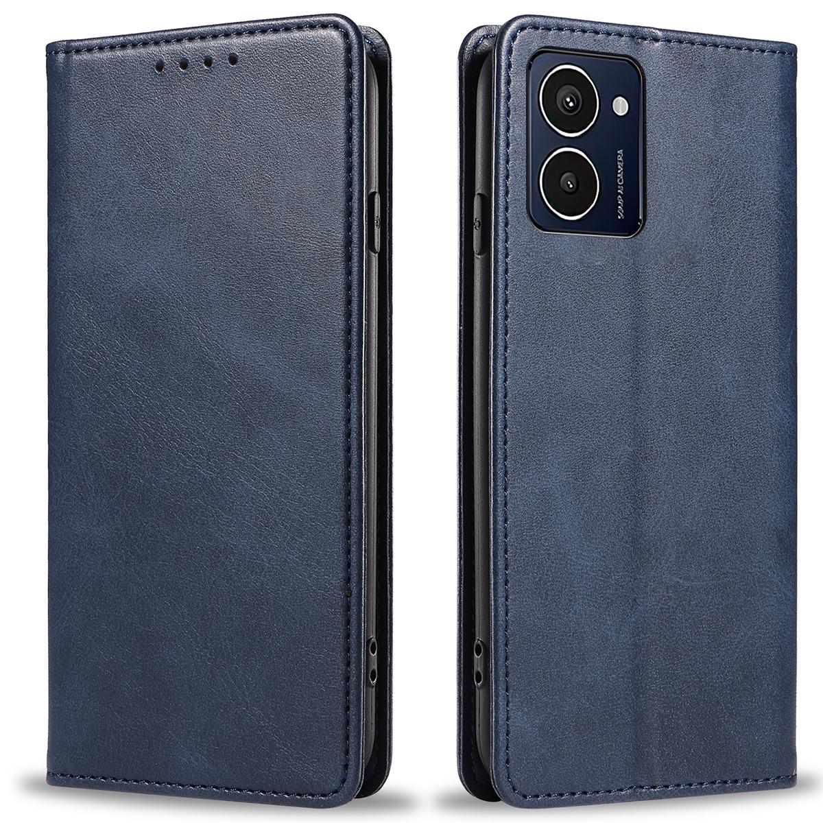 

Для HMD Pulse Pro Чохол Гаманець Шкіряний Чохол для Телефону Сильна Магнітна Застібка Blue