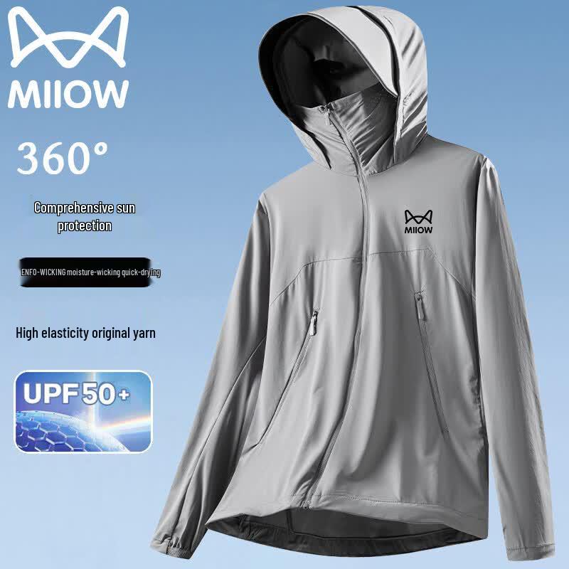 MiiOW Men s Lightweight UV Protection Hoodie 4XL