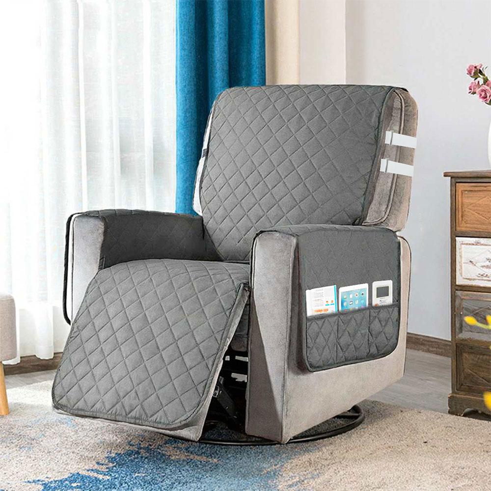 Quilted Couch Sofa Cover Anti-wear Sofa Covers for Dogs Pet Kid Anti-Slip Couch Recliner Slipcovers Armchair Furniture Protector