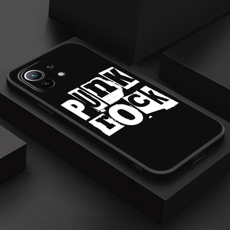 

Cool Punk Bands Rock Phone Case For Xiaomi 14T 13T 12T 11T 10T 14 Pro 12 Mi 11 Lite Poco X3 X4 X5 X6 M5 F5 F6 Pro Silicone Cover Xiaomi Mi 11