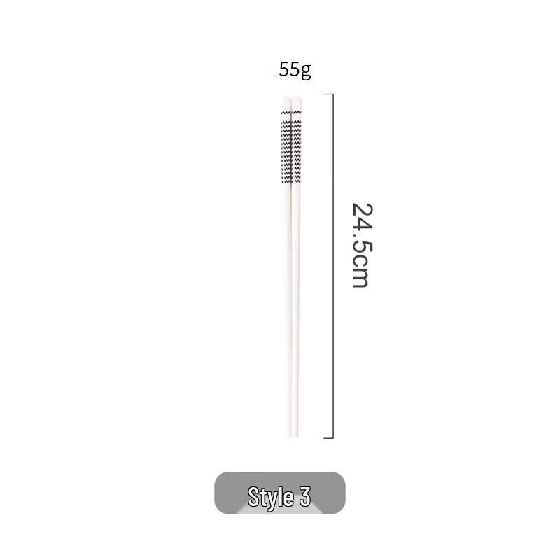 Hepburn Style Anti-slip Household Chopsticks