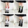 Breathable Mesh Kids Lolita Stockings Anicent Chinese Style Children Lace Socks Hollow Out Kids Jk Hosiery Spring