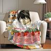 Adventure Anime Death Note Blanket For Sofa Office Bed Plane Travel Sleep Read Relax Camping Soft And Warm