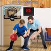 Kids Indoor Basketball Cover Mini Basketball Cover with 2 Balls and Complete Basketball Youth Basketball Great Gift for Basketball Lovers - Parts,
