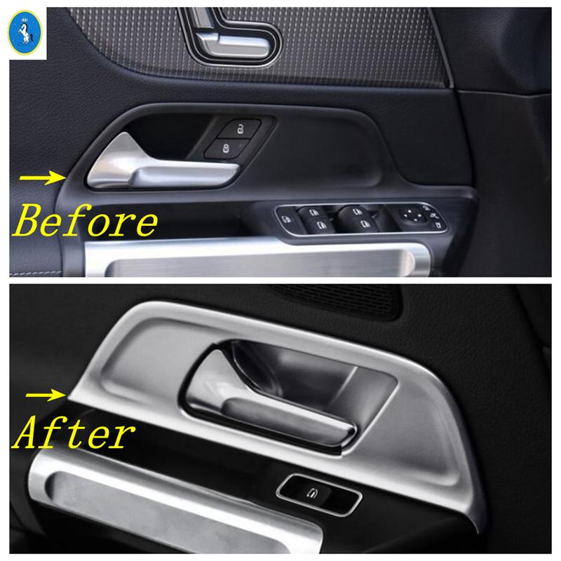 ABS Auto Door Handle Bowl / Armrest Window Glass Lift Button Switch Panel Cover Trim For Mercedes-Benz GLA 220 H247  - 2024