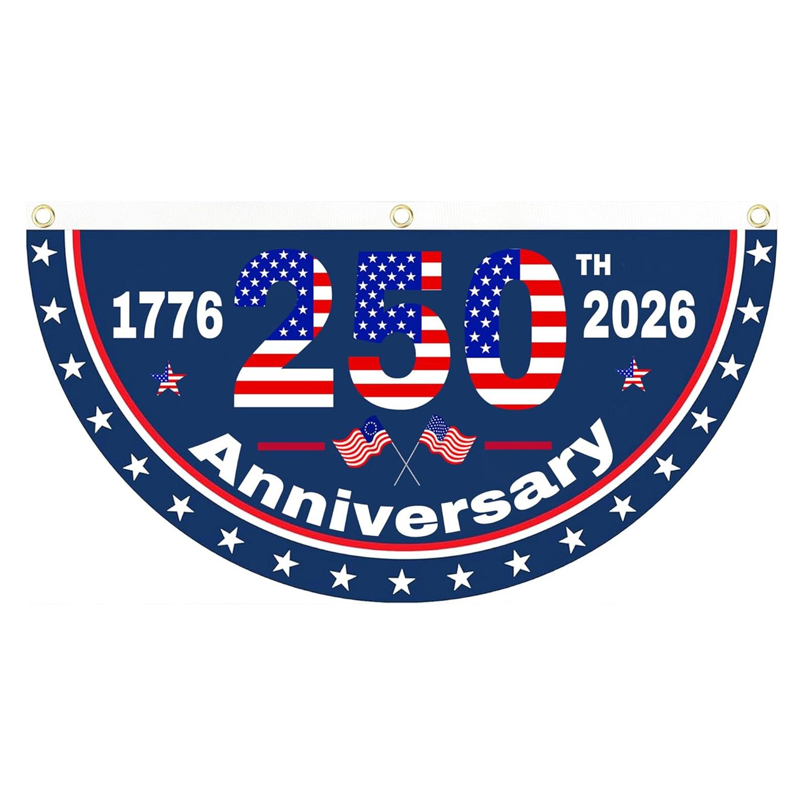 

250th Anniversary American Flag Garden Decoration Flag One Size