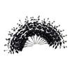 1/10/12Pcs Artificial Leaf Branch, 34cm Artificial Plant Black Leaves for Halloween Party Centerpieces, Home Decoration