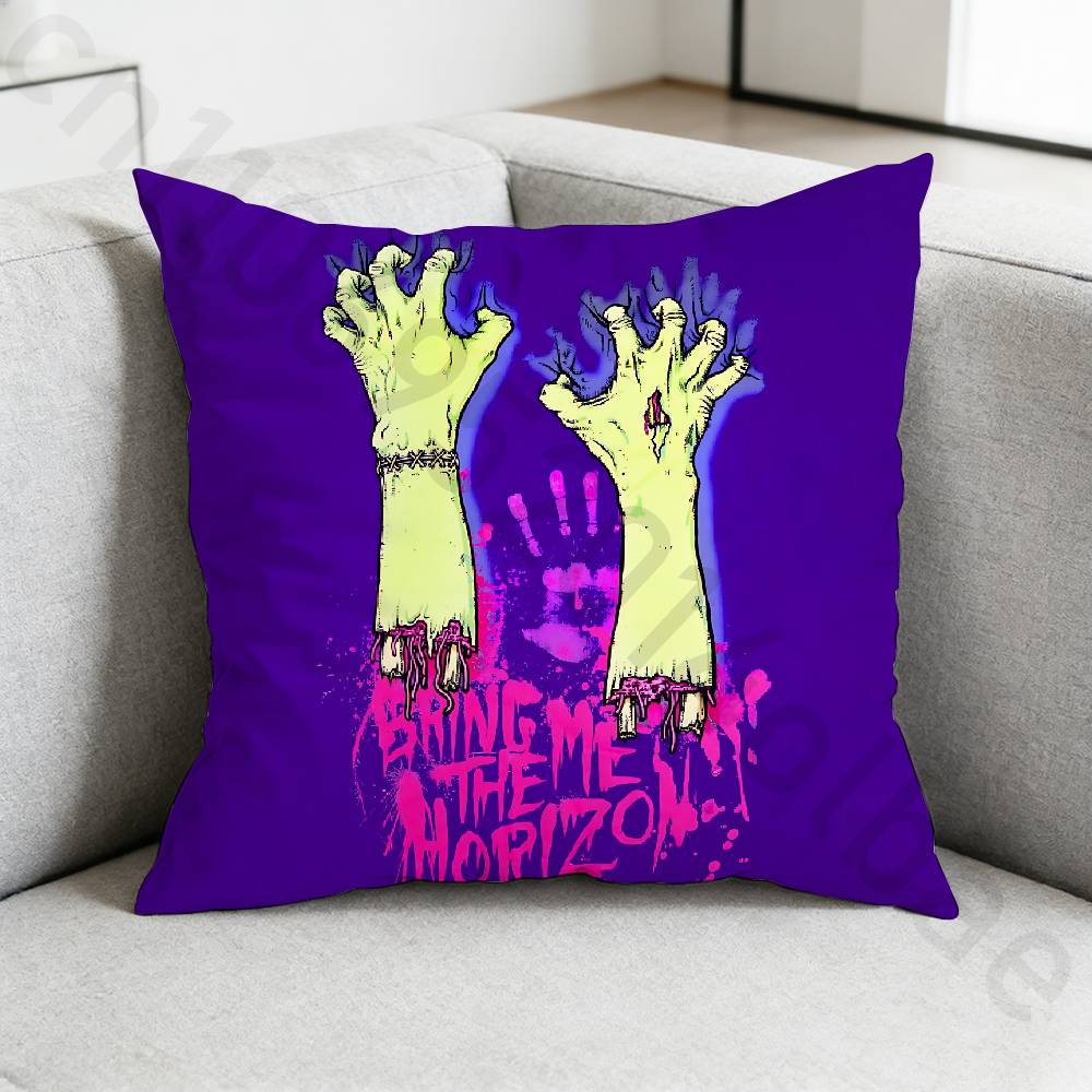 BBring Me The Horizon pillowcase casual style decoration suitable for home decoration excluding pillow core