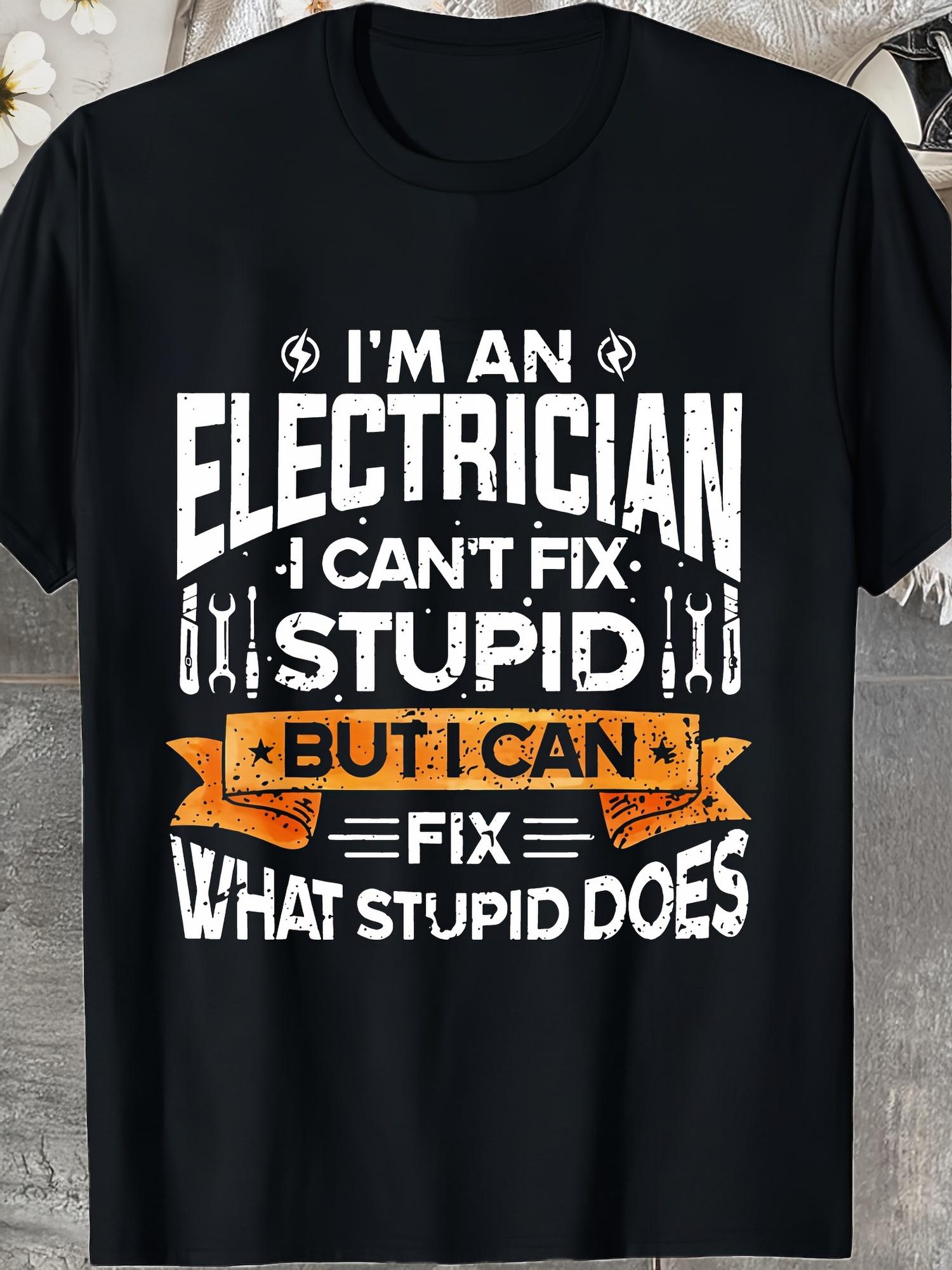

A Fun Electrician-Themed Men S T-Shirt Gift for Professionals S разноцветный