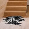 2pcs Pvc 3d Halloween Wall Stickers Scary Hand Decals Wall Posters Mural For Living Room Decor