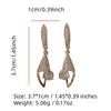 1 Pair Fashion Conch/wings Dangle Earrings for Women Zirconia Earring Jewelry Wedding Party Accessories
