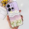 For Tecno Spark GO 2023 BF7n Phone Case Tecno Pop 7 Pro BF7 Pop7 Back Cover Matte Soft Silicone Coque Fundas Oil Flower Heart