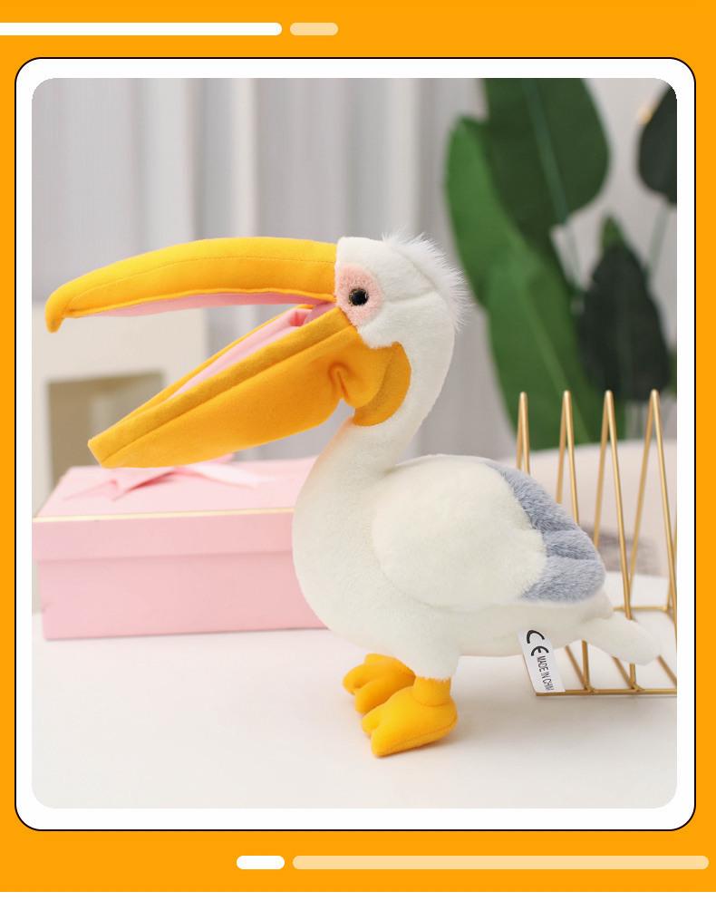 Kreative Niedliche Pelikan Plüschpuppe - Kindergeschenk & Lustiges Stoffpuppenkissen