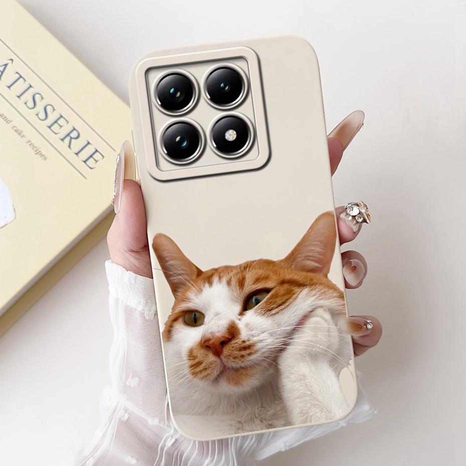 For Xiaomi 14T Pro 14T 5G Cute Funny Style Pattern Phone Case For Xiaomi Mi14T 14TPro Lens Protective Soft Silicone Cases