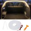 Car high brightness trunk lighting ambient light interior decoration LED wiring free automatic sensing tailgate light strip