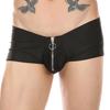 Mino Black Zip Shorty - MenSexyWear - Sexy Boxer Shorts