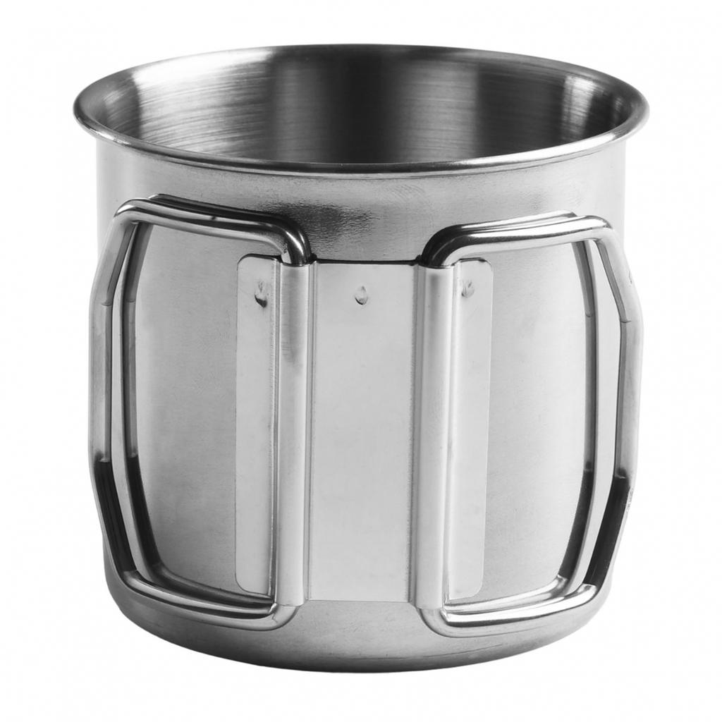 Lightweight Handle Water Cup Picnic Mug Silver 260/350/600/660ML
