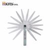 100mm Length Metric Feeler Gauge 17 Blade Gap Filler 0.02-1.00mm Thickness Measurement Layout Tool