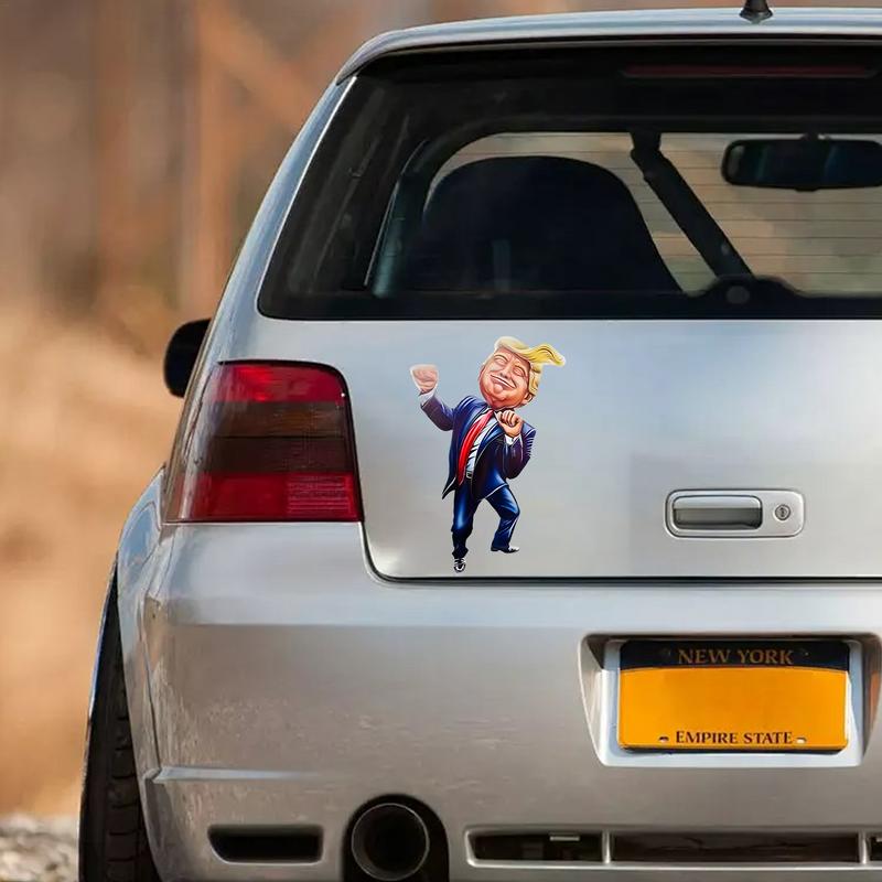 Modification Motorcycle Decals President Luggage Decals Waterproof Car Bumper Figure Sticker For Car Rvs Suvs Trucks Auto