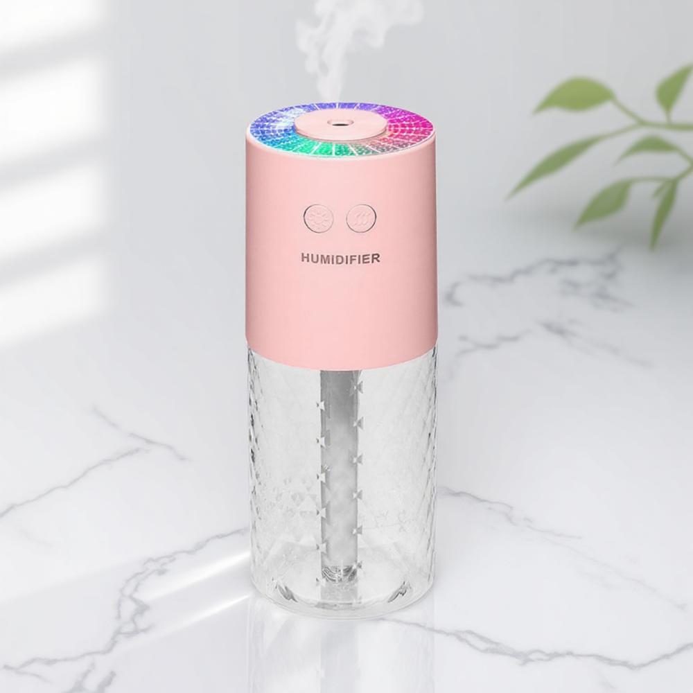 

Увлажнитель воздуха Кристальная проекционная лампа Автомобильный Домашний Диффузор для эфирных масел Увлажнитель Бытовые аксессуары розовый