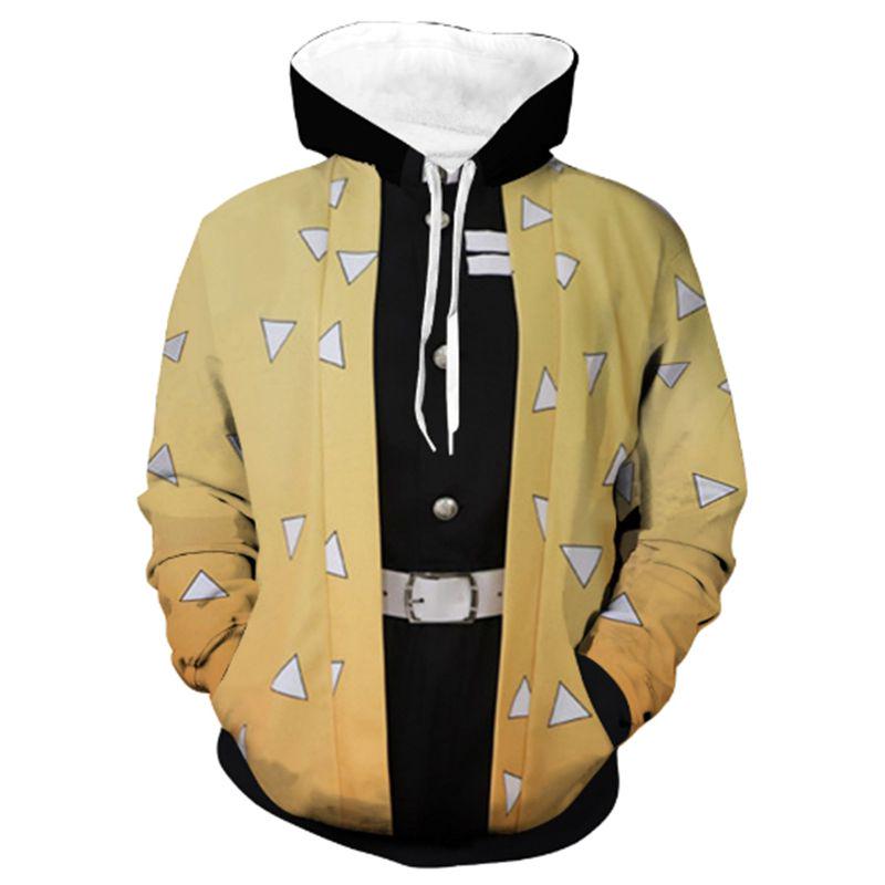 Slayer Kimetsu No Yaiba 3d Hoodie Sweatshirt With Comfortable Soft Material**