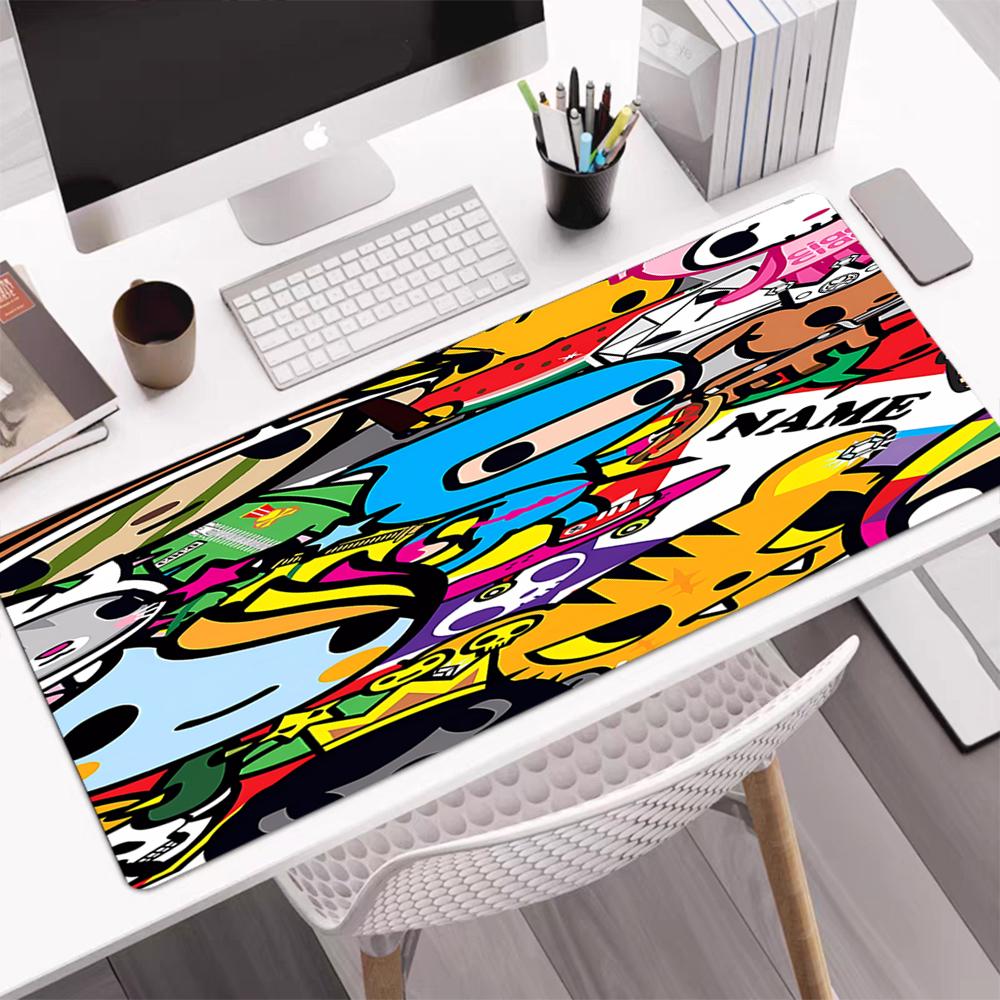 Custom Name Tokidoki Theme Mouse Pad, Non Slip Rubber Base, Multifunctional Office & Home Decor, Perfect for Workspace Personalization.