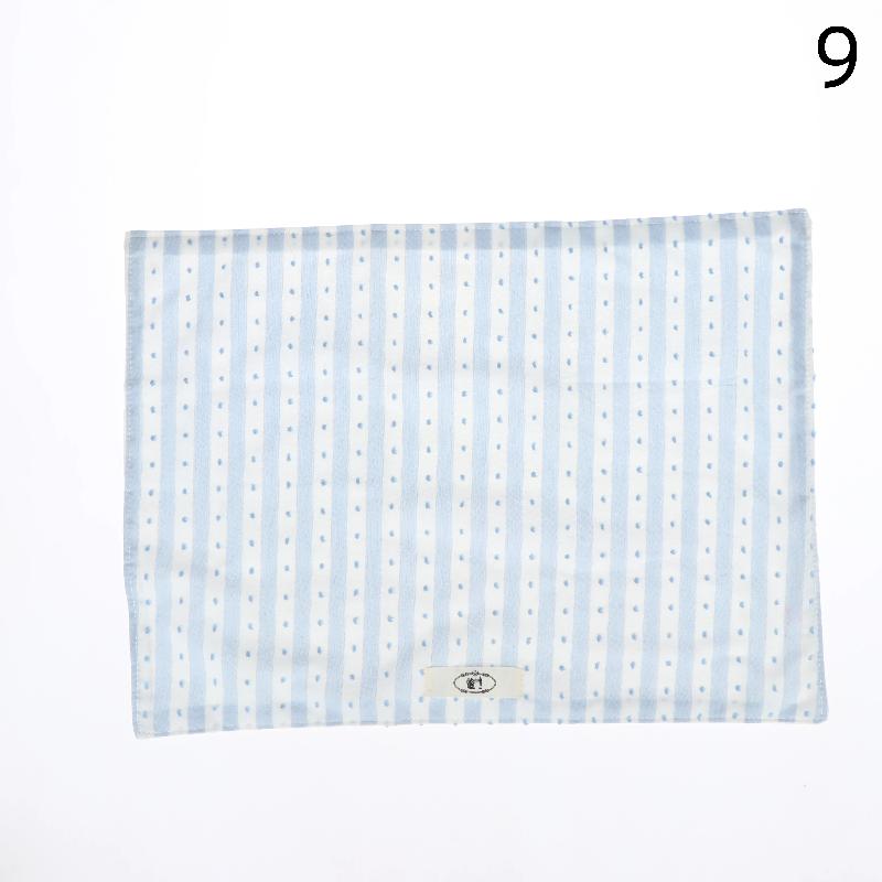 Stripes Polka Dot Coasters Portable Square Cotton Cloth Insulation Pad Soft Hanging Drink Coasters Photography Props