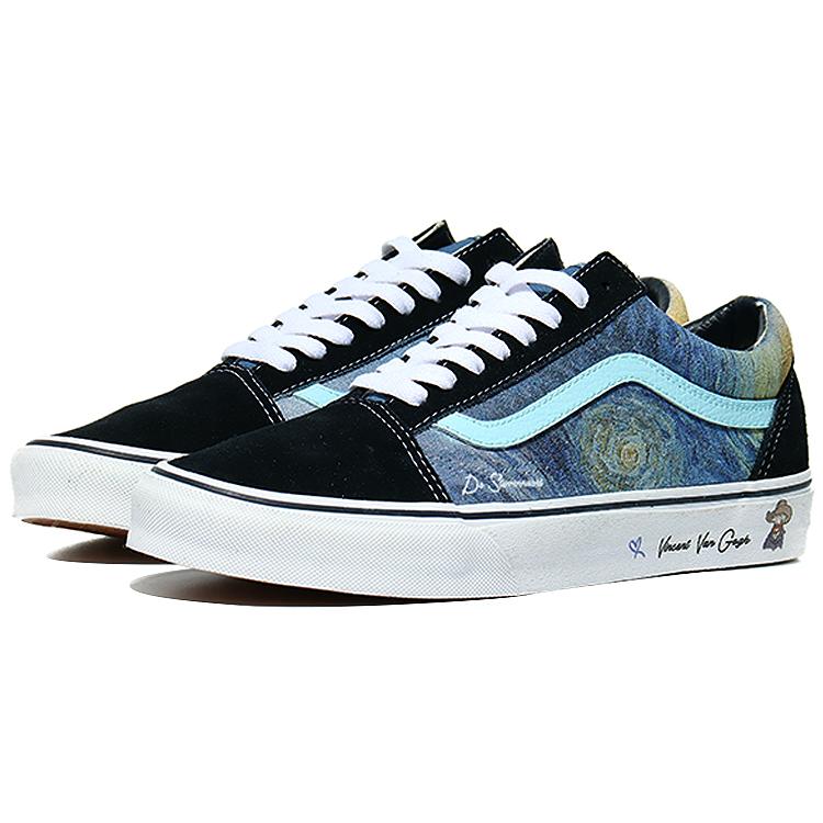 Vans Old Skool Navy Low top Skateboard Shoes Unisex Blue VN000D3HNVY(Team10-AQD)