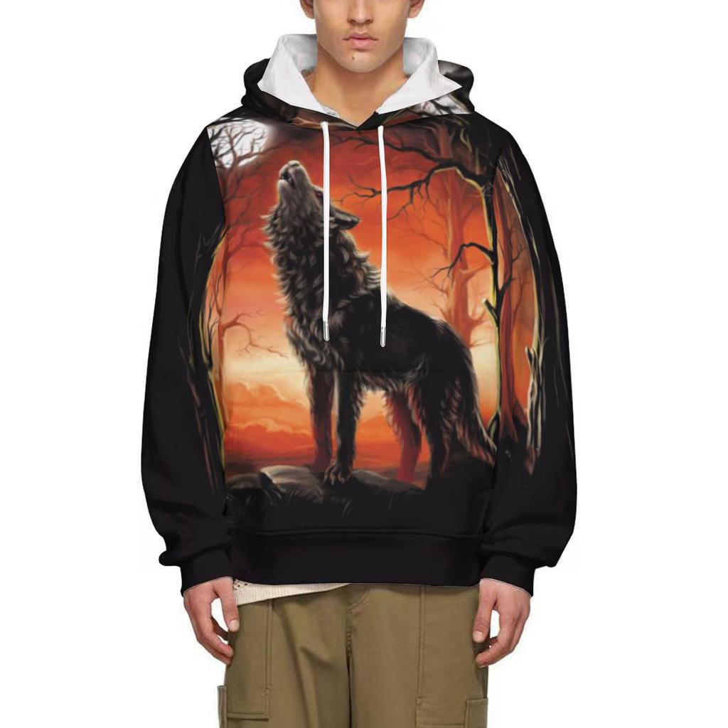 Personality Animal Wolf 3D Print Hoodies Sweatshirts Men/Women Fashion Streetwear Harajuku Hoodie