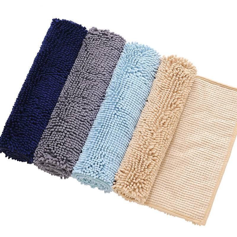 Mat Fashion Wool Comfortable Simple Toilet Bathroom Absorbent Set Threepiece