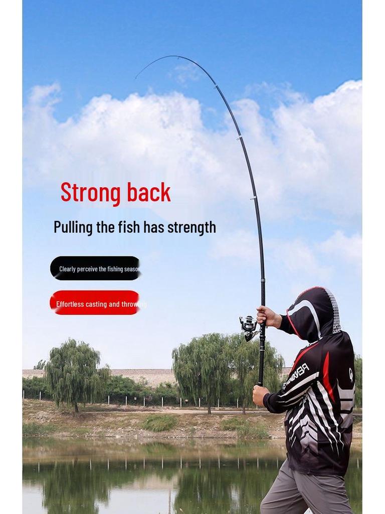 Ultra-Hard Carbon Fiber Long-Distance Sea Fishing Rod Full Set