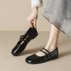 Weiwei Girl 683-2 French Mary Jane Shoes One-word Belt 2025 New Fairy Wind Light Mouth Soft Sole Single Shoes Women