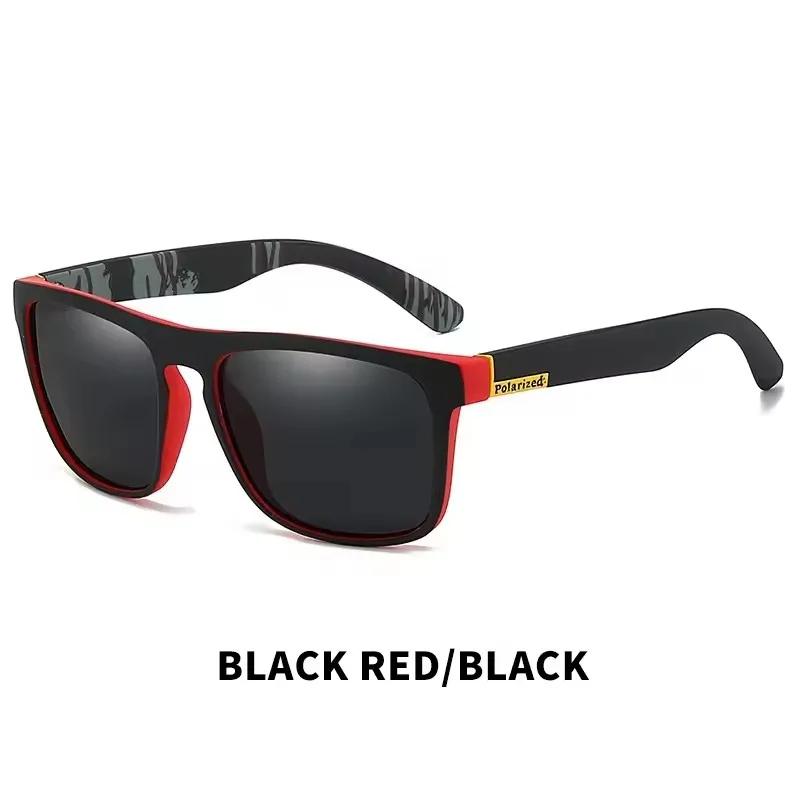 Occhiali da sole polarizzati quadrati vintage alla moda per uomo e donna, da guida e da pesca, di lusso, di marca, da sole firmati, per guidatori, UV400