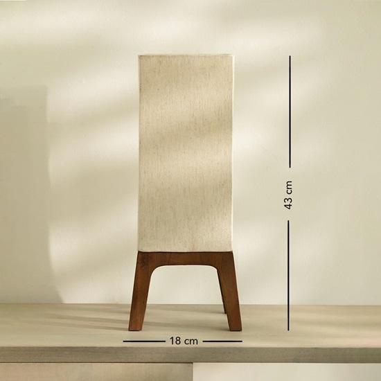 Wooden Table Lamp for Bedroom Bedside Lamp Eco- Friendly Table Lamp for Living Room Sustainable Home Décor Items Bedroom Décor