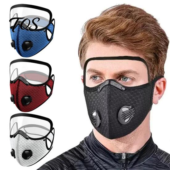 Maschera Antipolvere per Lavori in Giardino 2 Pezzi Maschera, Traspirante Riutilizzabile Filtro al Carbonio Viso Regolabile Anti-inquinamento Imbottitura con Occhiali Lavorazione del Legno Edilizia