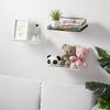 Metal Wall-Mounted Router Shelf No Drill Wifi Storage Organizer Home Bathroom Kitchen Shelf