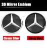 Illuminated Star Badge Car Front Grill LED Emblem Light  For Mercedes Benz CLS W218 W205 W176 W212 W117 W207 W166 3D Mirror Logo KO1