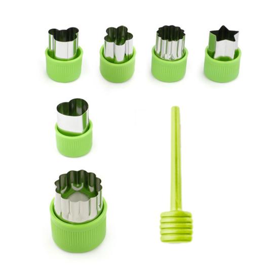 Stainless Steel Cookie Cutter Set for Food Vegetables Fruit Noodle Mold for DIY Pastry Biscuits Food-Grade Reusable Essential Kitchen Tool for Home