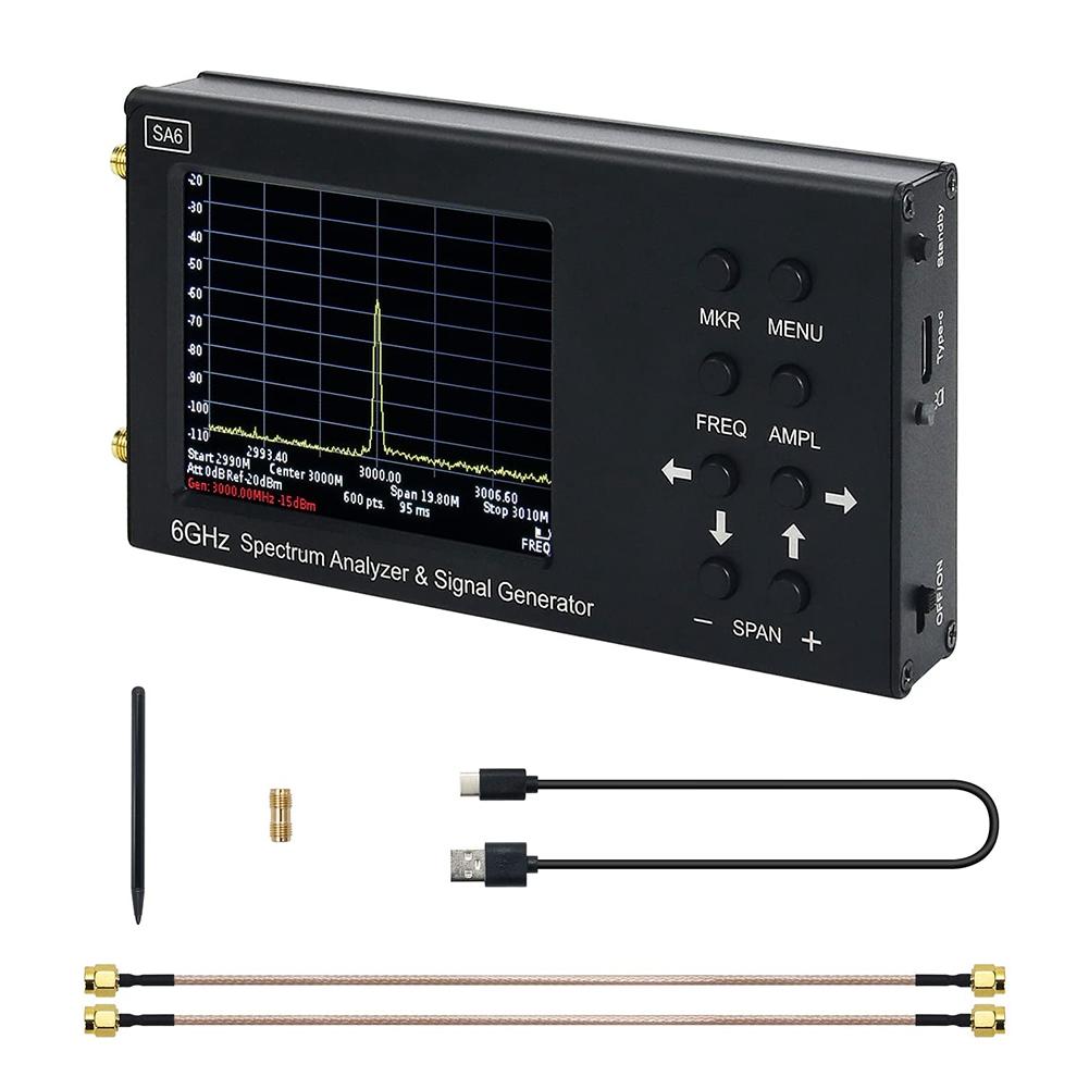 Sa6 6Ghz Spectrum Analyzer Signal Generator Rf Signal Source WiFi 2G