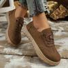 Zapatos Casuales Vintage de Moda para Exteriores, Zapatillas Planas Versátiles Nuevas para Mujer de Todas las Estaciones con Suela Blanda Dopamina, Plataforma Gruesa y Diseño de Bloques de Color