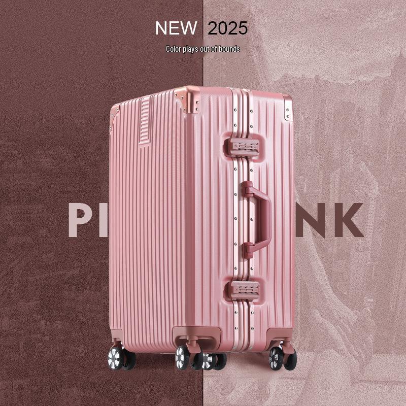 Durable Aluminum Frame Suitcase - 26-Inch Large Capacity, 24-Inch Carry-On, 20-Inch Trolley