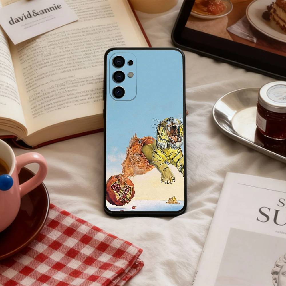 S-Salvador D-Dali SD P-Painting Phone Case For Samsung S 25,24,23,22,30,21,10,9,Ultra,Plus,Lite,FE,4,5 G Soft Black Case