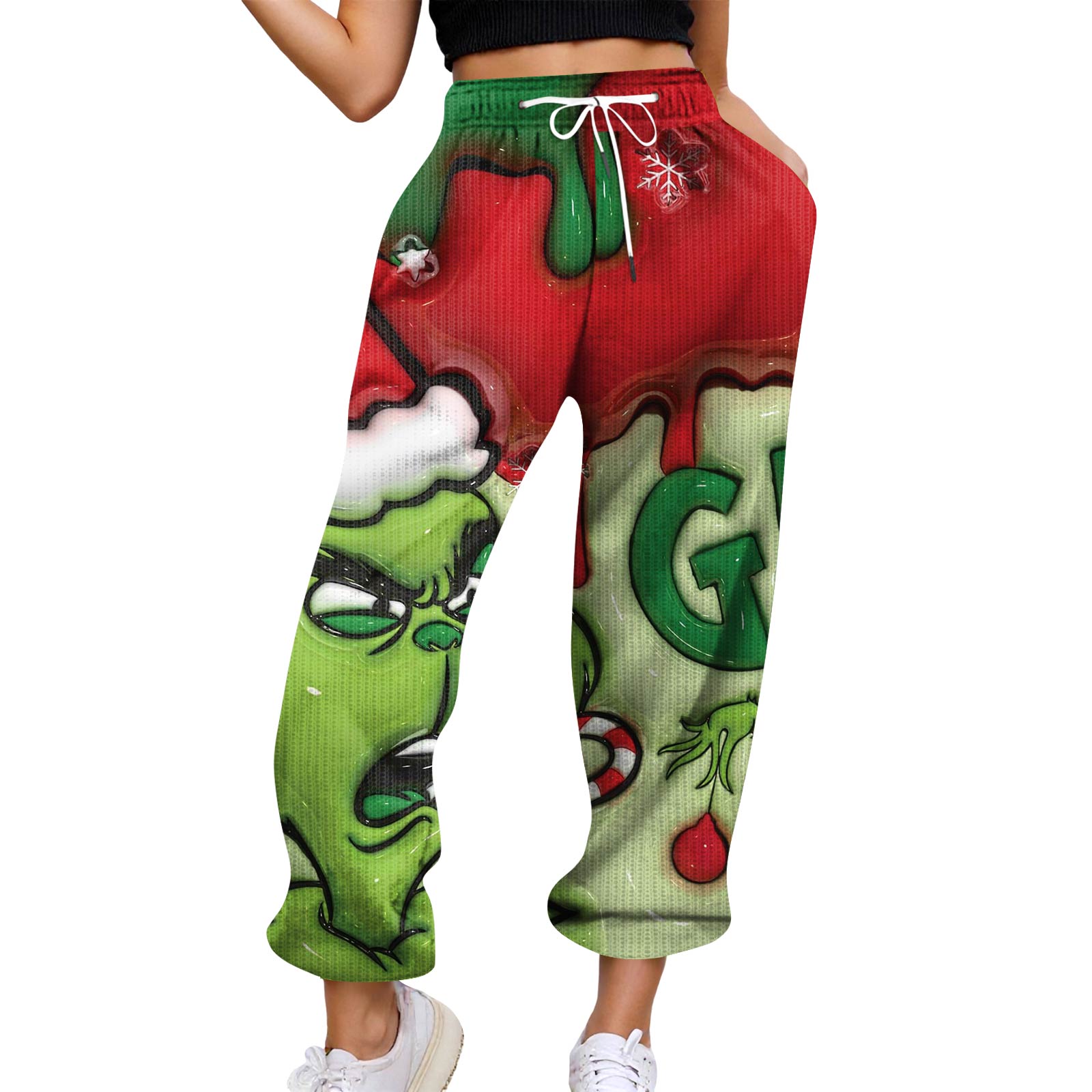 

Женские повседневные брюки с высокой талией, поясом, спортивными брюками и карманами S