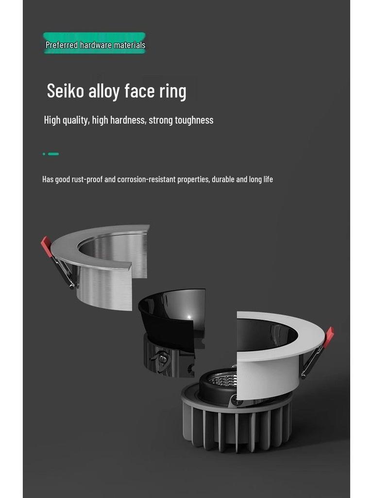 Anti-Glare LED Recessed Wall Washer Downlight, 75-90mm Cutout