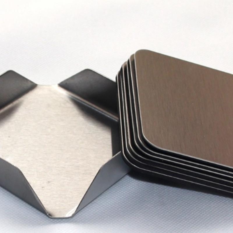 BHBL Coasters - Stainless Steel Holder with Coaster Set -Drink Milk Coffee Tea Cup Mugs Holders Square